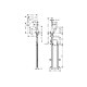 Змішувач Hansgrohe Metris Select 240 2jet кухонний з витяжним виливом Sbox (73817000)