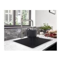 Змішувач Hansgrohe Talis M54 U 220 кухонний Stainless Steel (72806800)