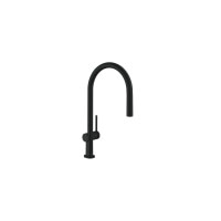 Змішувач Hansgrohe Talis 210 1jet кухонний з витяжним виливом Matt Black (72802670)