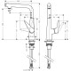 Змішувач hansgrohe Talis Select M51 для кухонної мийки 72825000 хром