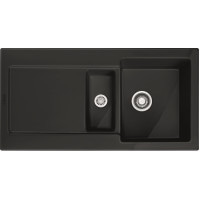Кухонная мойка Franke Mythos MRK 651-100 (124.0380.341) керамическая - врезная - оборотная - цвет Черный матовый