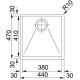 Кухонная мойка Franke Planar PPX 210-44 (127.0198.311) нержавеющая сталь - монтаж врезной или в уровень со столешницей - полированная