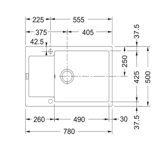 Кухонна мийка Franke Maris MRG 611-78XL (114.0576.308) гранітна - врізна - оборотна - колір Сірий камінь