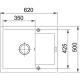 Кухонная мойка Franke MARIS MRG 611-62 миндаль 620x500 (114.0381.005)