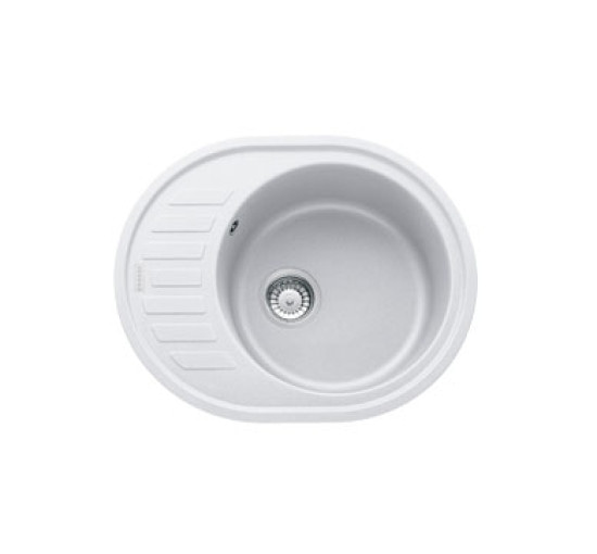Кухонная мойка Franke RONDA ROG 611-62 белый 620x500 (114.0381.069)