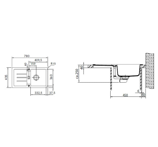 Кухонная мойка Franke STRADA STG 614-78 миндаль 780x435 (114.0327.910)