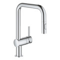 Смеситель для кухни с выдвижным изливом Grohe Minta 32322002