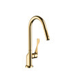 Змішувач Axor Citterio 250 для кухні (39835990) Polished Gold Optic