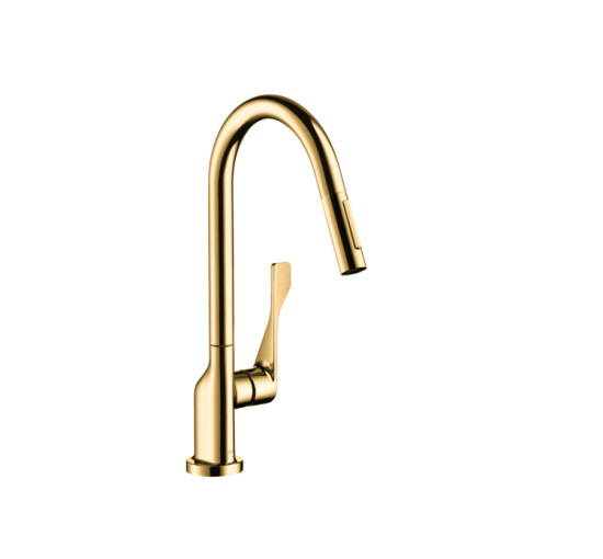 Змішувач Axor Citterio 250 для кухні (39835990) Polished Gold Optic
