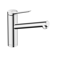 Змішувач Hansgrohe Zesis M33 160 1jet кухонний установка перед вікном (74805000) Chrome