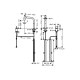 Змішувач Hansgrohe Metris Select 200 кухонний з витяжним виливом 2Jet на 2 отвори Sbox (73818000)