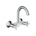 Смеситель Hansgrohe Logis Classic двухвентельный для кухни из стены (71286000)