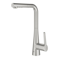 Смеситель для кухни с выдвижной воронкой GROHE Scala сатин латунь 30441DC0