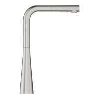 Смеситель для кухни с выдвижной воронкой GROHE Scala сатин латунь 30441DC0