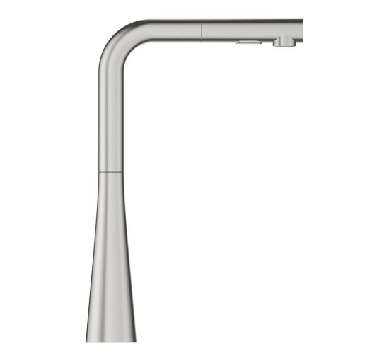 Смеситель для кухни с выдвижной воронкой GROHE Scala сатин латунь 30441DC0