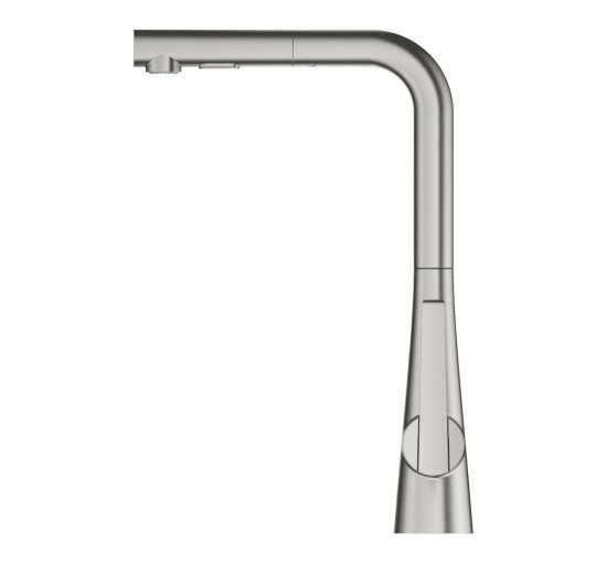 Смеситель для кухни с выдвижной воронкой GROHE Scala сатин латунь 30441DC0