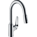 Змішувач hansgrohe Focus M42 для кухонної мийки з висувним душем, хром 71821000