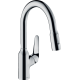 Змішувач hansgrohe Focus M42 для кухонної мийки з висувним душем, хром 71821000