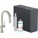 Змішувач hansgrohe Aqittura M91 SodaSystem 210 для кухонної мийки, під сталь 76806800