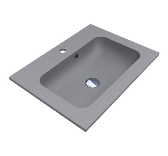 Умивальник Miraggio DELLA 600 GRAY MIRASTONE
