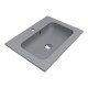 Умивальник Miraggio DELLA 600 GRAY MIRASTONE