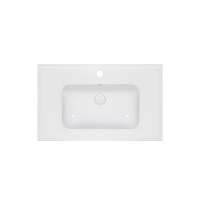 Раковина Qtap Albatross E49 800х490х200 White с донным клапаном QT01119080E49W