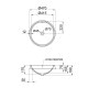 Раковина Qtap Jay 475х475х200 White з донним клапаном QT0711K305W