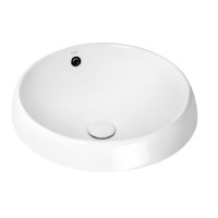 Раковина Qtap Jay 475х475х200 White з донним клапаном QT0711K305W