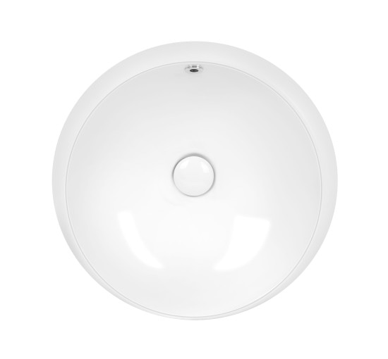 Раковина Qtap Jay 475х475х200 White з донним клапаном QT0711K305W
