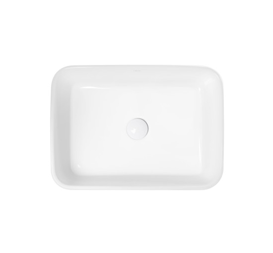 Раковина-чаша Qtap Tern 500х370х200 White з донним клапаном QT1711A048W
