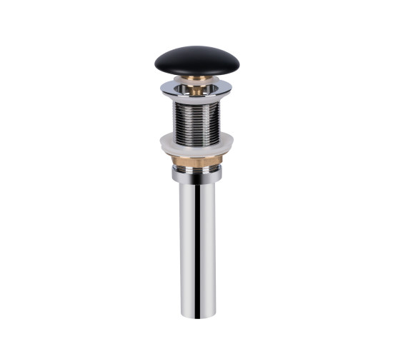 Раковина-чаша Qtap Leo 695х460х115 Matt black з донним клапаном QT1111A089TMB