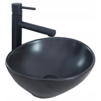 Раковина керамічна на стільницю Rea Sofia N czarny mat (7526982054)