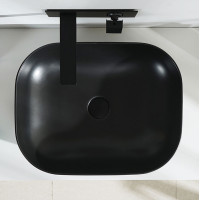 Умивальник на стільницю Rea Belinda Black Mat