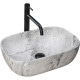 умивальник Rea Livia 33,5x46,5 stone (REA-U3800)