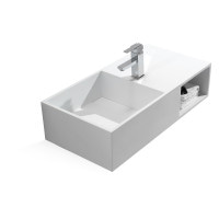 Раковина з штучного каменя Asignatura Monolith 80 біла матова (25721804)