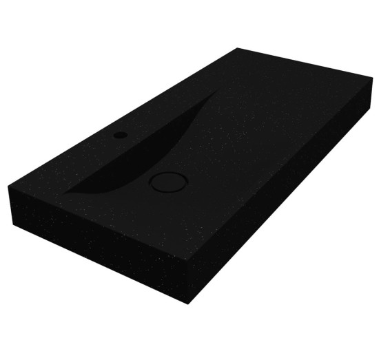 Умывальник Miraggio VIOLA 1000 L MIRASTONE BLACK