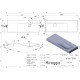 Умывальник Miraggio VIOLA 1200 R MIRASOFT
