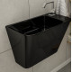 Умывальник моноблок подвесной VOLLE Teo 500x280x350 черный (13-88-601black)