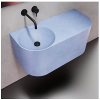 Умывальник из голубого бетона 900M
