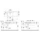 Умивальник меблевий асиметричний Duravit P3 COMFORTS 105х49.5 см чаша ліворуч (2333100000)