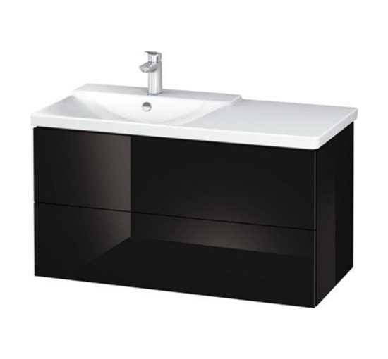 Умывальник мебельный ассиметричный Duravit P3 COMFORTS 105х49.5 см чаша слева (2333100000)