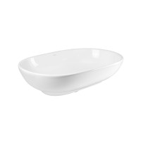 Раковина-чаша Qtap Leo 585х380х180 White с донным клапаном QT1111A028W