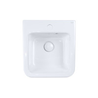 Раковина підвісна моноблок Qtap Tern 370х410х400 White з донним клапаном QT1711G808W