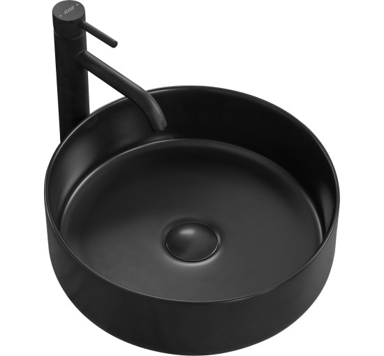 Раковина керамическая на столешницу Rea Sami BLACK MAT