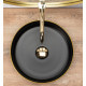 умывальник Rea Sami 36x36 black matt/gold (REA-U0595)