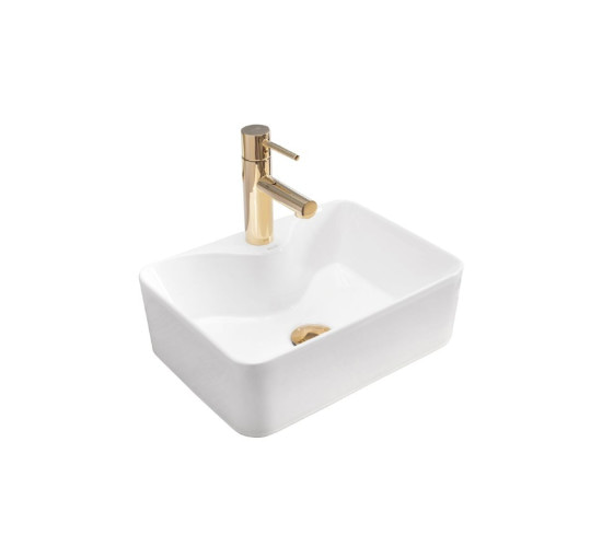 умывальник Rea Kelly mini 38x49 white (REA-U8196)
