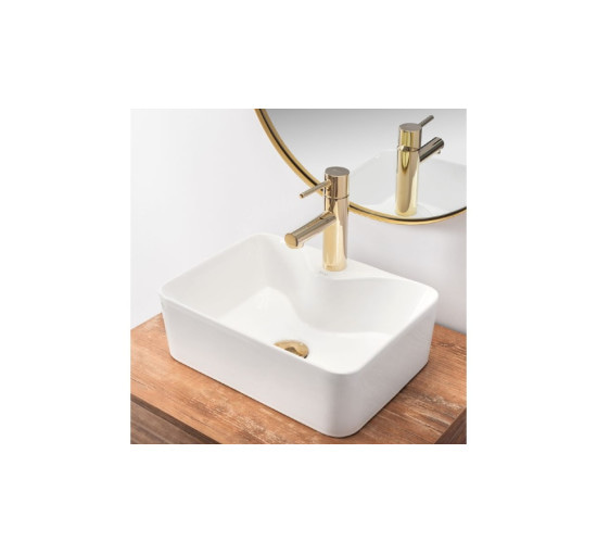 умывальник Rea Kelly mini 38x49 white (REA-U8196)