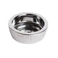 Раковина на стільницю Newarc 5065CR срібло/декор