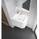 Умывальник Ravak 10° угловой 550 L/R white с отверстием (XJIL1155000/XJIP1155000)