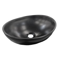 Раковина на столешницу VOLLE 405x310x140 черный матовый (13-01MBlack-180)